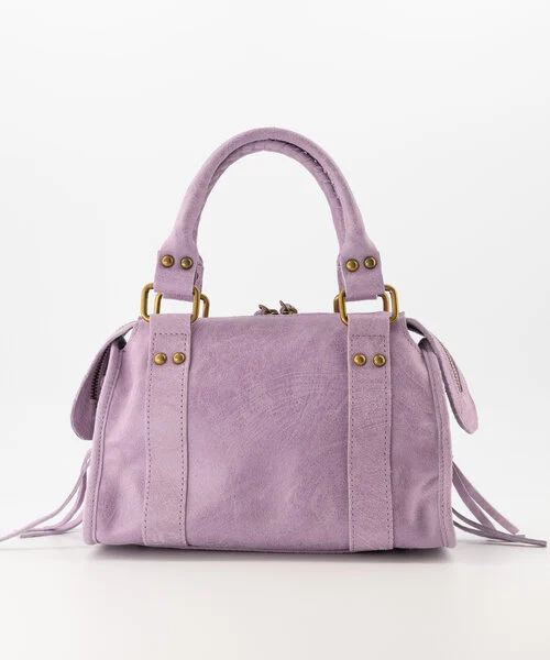 The city bag lila achterkant The city bag lila achterkant