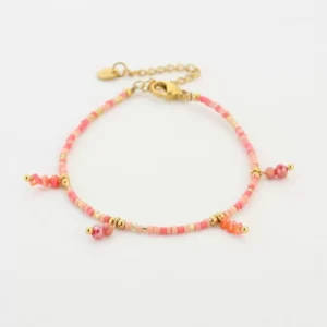 Kralen armband oranje